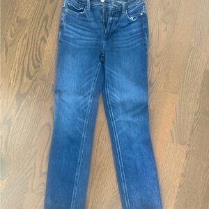 PAIGE Straight Leg Cindy Jeans in Rich Blue